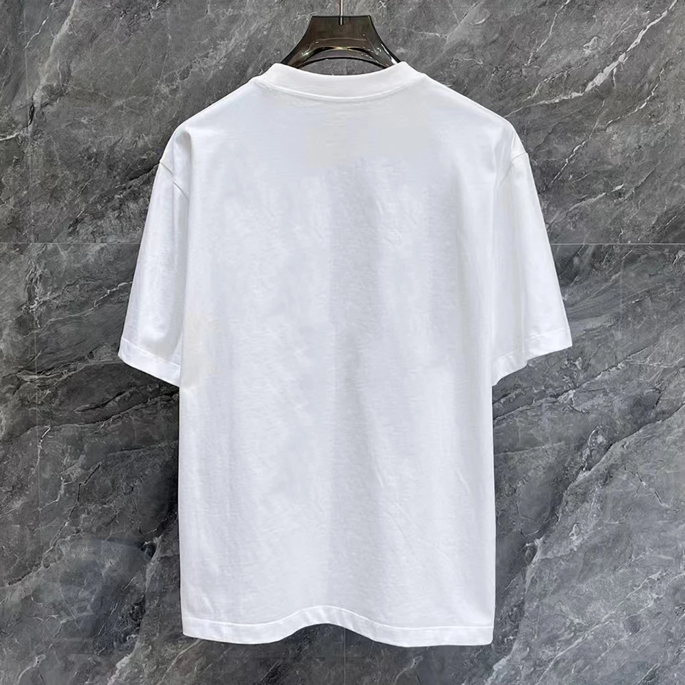 Italy Luxury Brand Replica T-shirt men's Clothing Imitation T-shirt Woman Loose Large Size Original Unisex