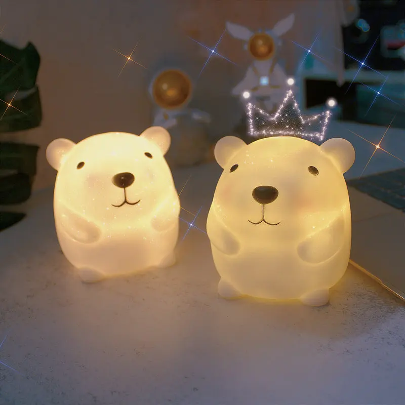 HamsterNightLightLEDCutePetCartoonAnimalLightHolidayGift