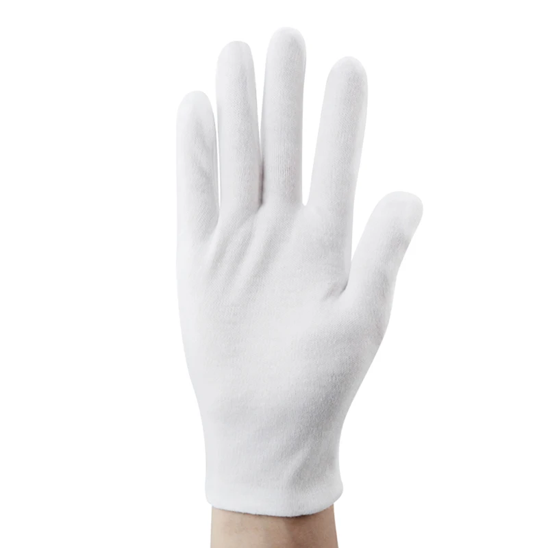 1 Pair Full Finger Men Women Etiquette Cotton Gloves Waiters/Drivers/Jewelry/Workers Mittens Sweat Absorption Gloves for full finger gloves,cotton gloves,etiquette gloves,jewelry gloves,male gloves