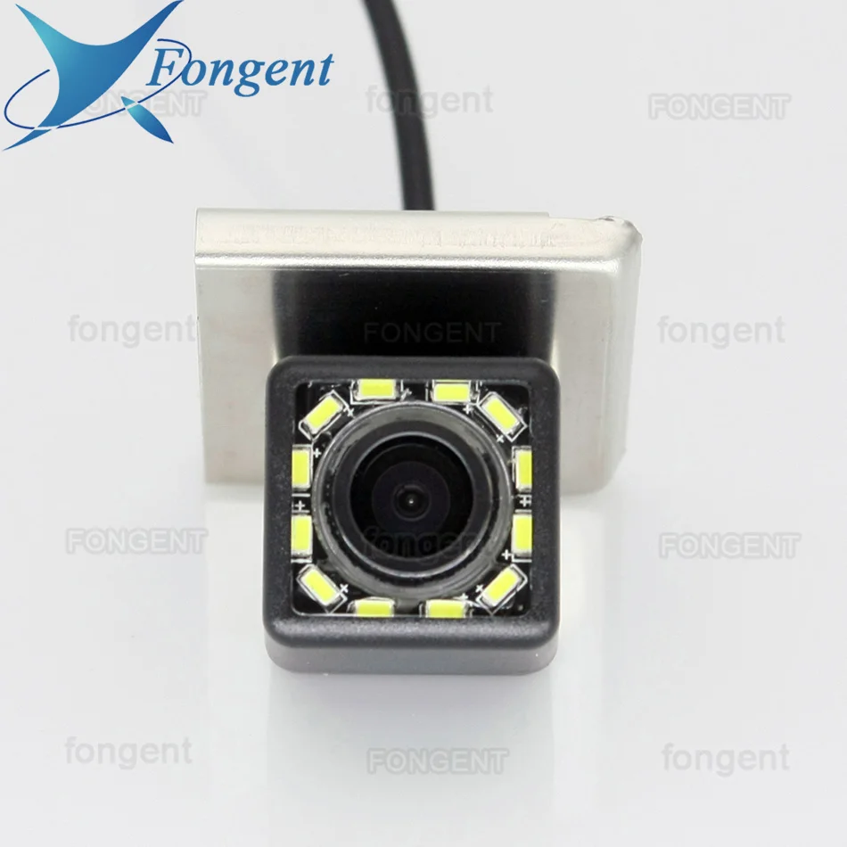 

for Renault Duster 2013 Bracket License Plate Lights Fisheye Car Reverse Parking Accessories Rear View Reverse Back up Camera