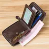 New Men Wallet Money Bag High Quality Fashion Soft PU Leather Card Holder Hasp Coin Pocket Purse Multi-card Personalized Wallets 3
