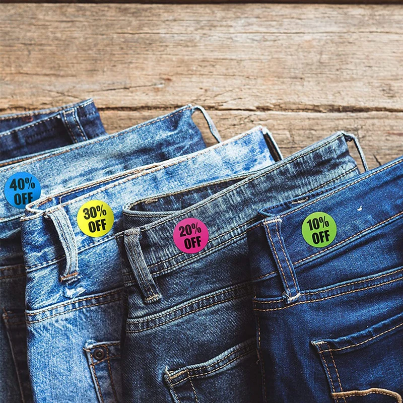500pcs Discount Promotion Stickers