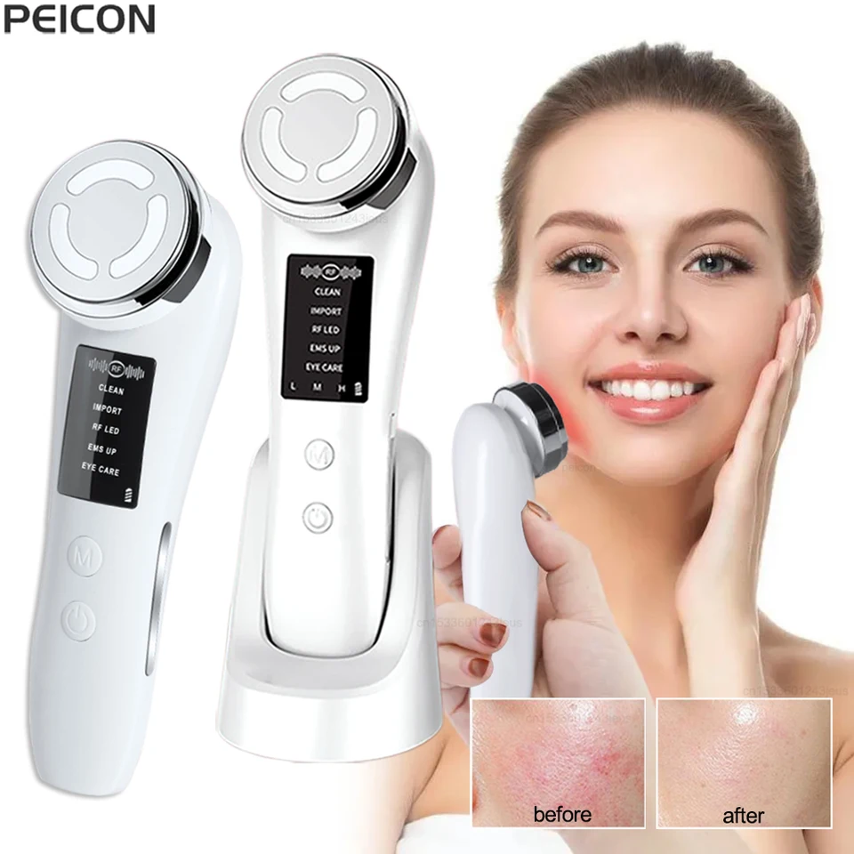 PAS・PIRE 美顔器 RF EMS Facial Massager RF Facial Radiofrequency High Frequency Face