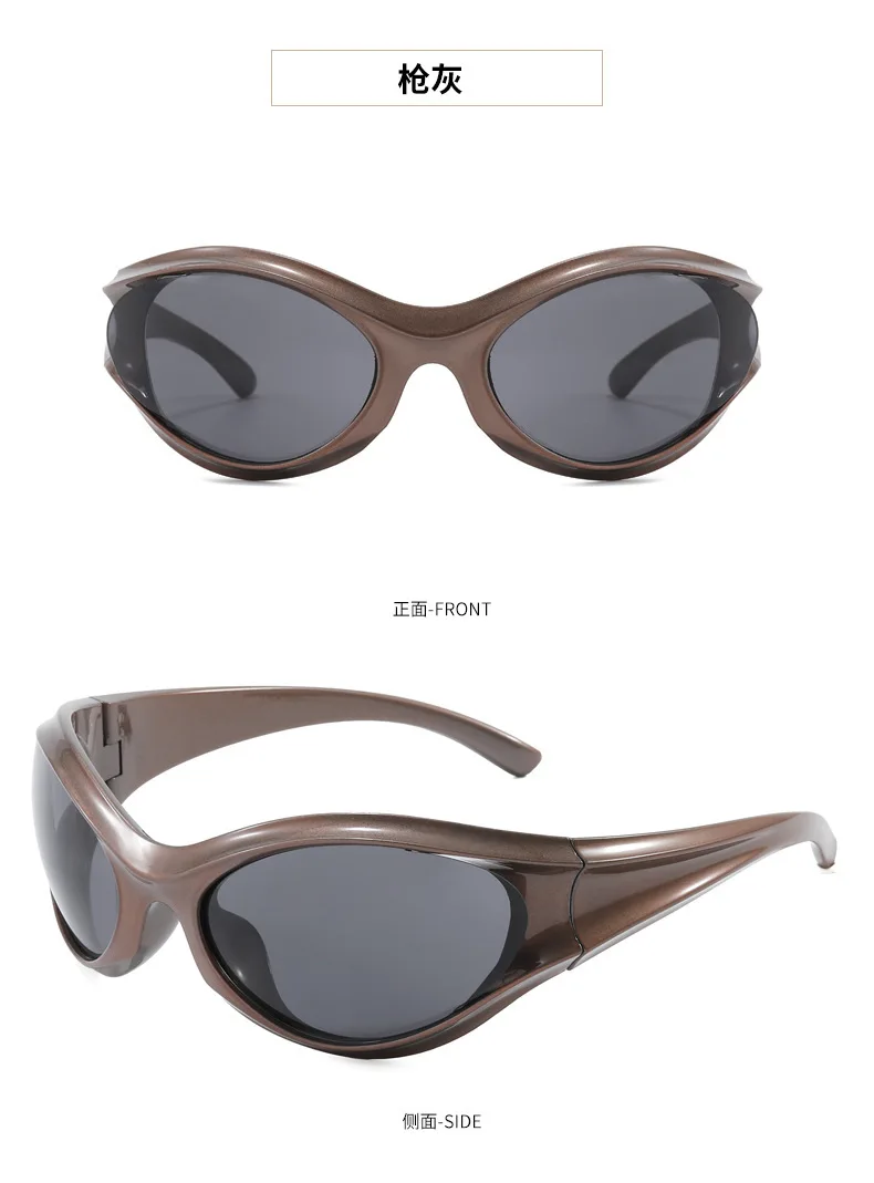 Neue Y2K-Sonnenbrille für Männer und Frauen, Sport-Radsportbrille, Sonnenbrille für Männer und Frauen, Brillen, Sinn für Technologie-Brillen – Detail 18