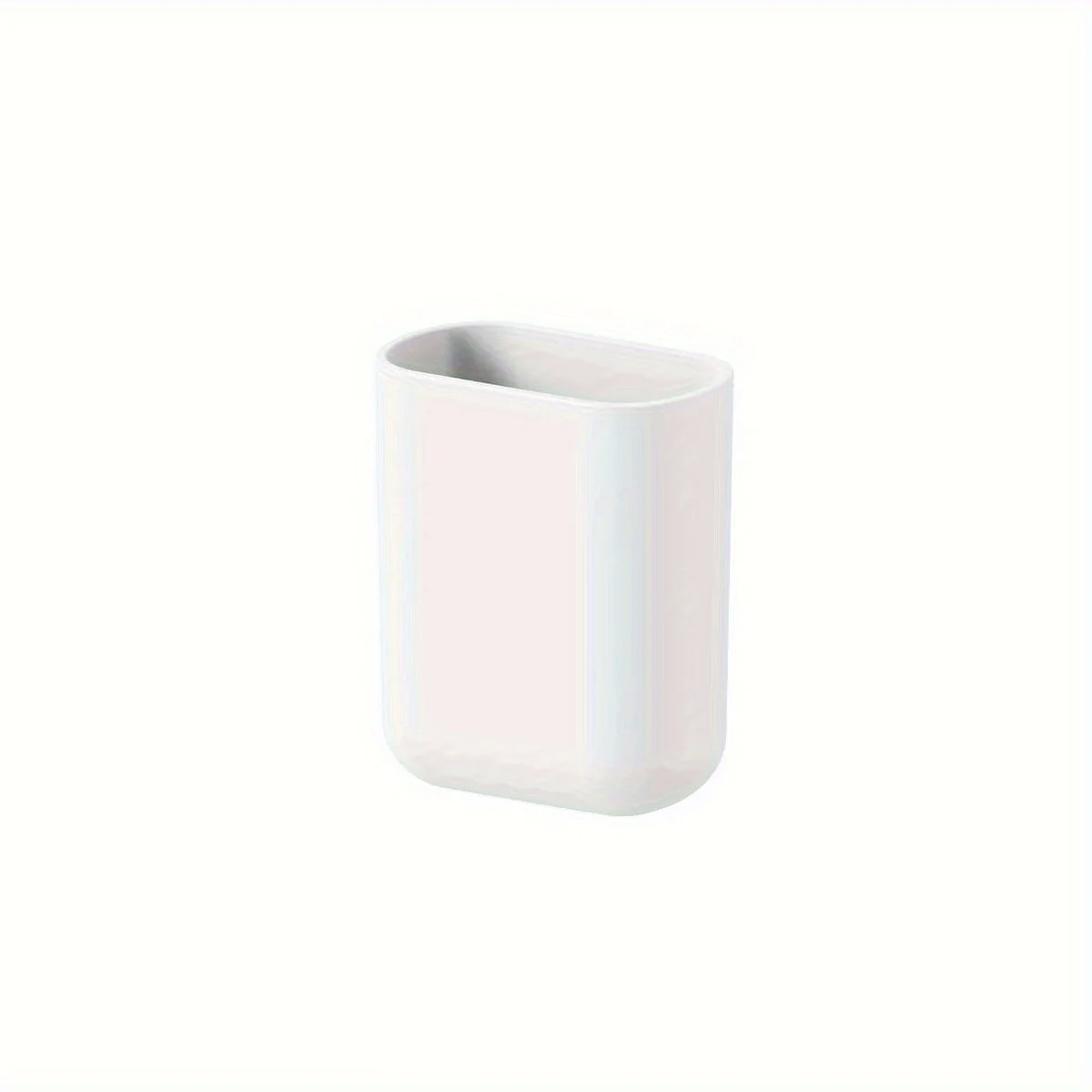 Wall-Mounted Bathroom Organizer Toothpaste Toothbrush Drainable No Power Needed Durable Plastic