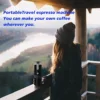 Houselin Portable Espresso Machine Compatible NS Capsules Mini Travel Manual Coffee Machine Perfect for Camping Travel Office 4