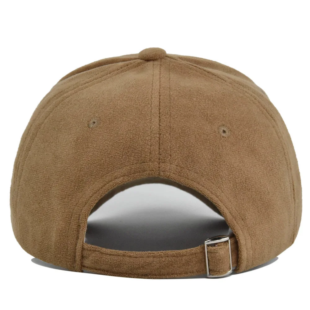 Baseball Caps Fashion Suede for Men Women Autumn Winter Solid Retro Snapback Hip Hop Unisex Street Adjustable Sun Visor