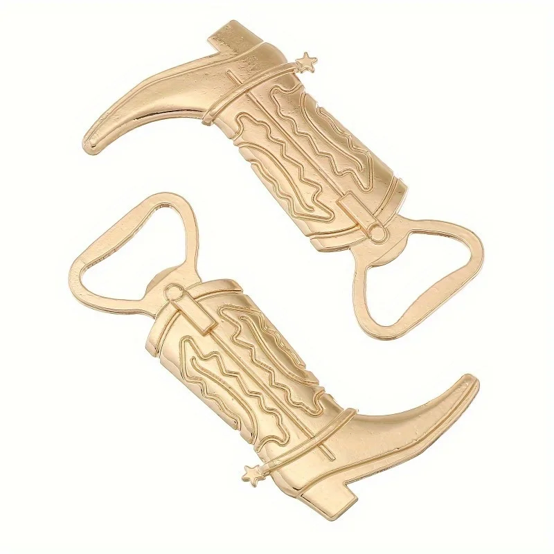 2pcs Cowboy Boots Beer Opener, Cowboy Boot Bottle Opener, Suitable for Wedding Parties, Small Gifts for Party Guests