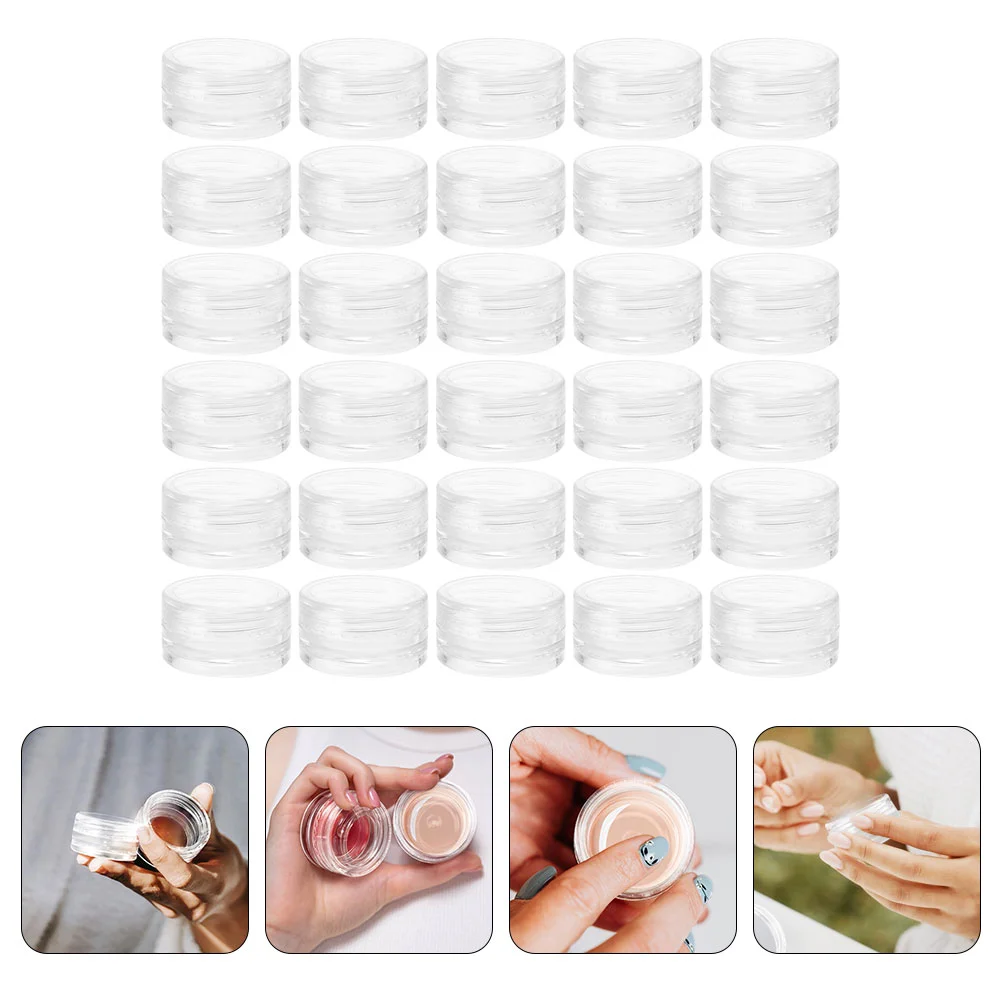 

Bottle Jars Pot Cream Box Makeup Rhinestones Cosmetics Sample Container