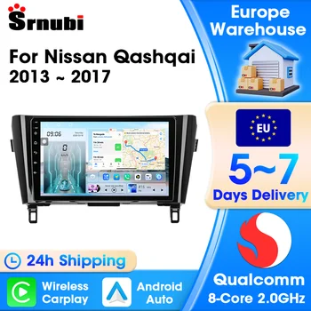 Reproductor de Radio de coche Android para Nissan Qashqai J11 x-trail Xtrail T32 2013-2019 unidad principal de reproductor Multimedia Carplay inalámbrico 1