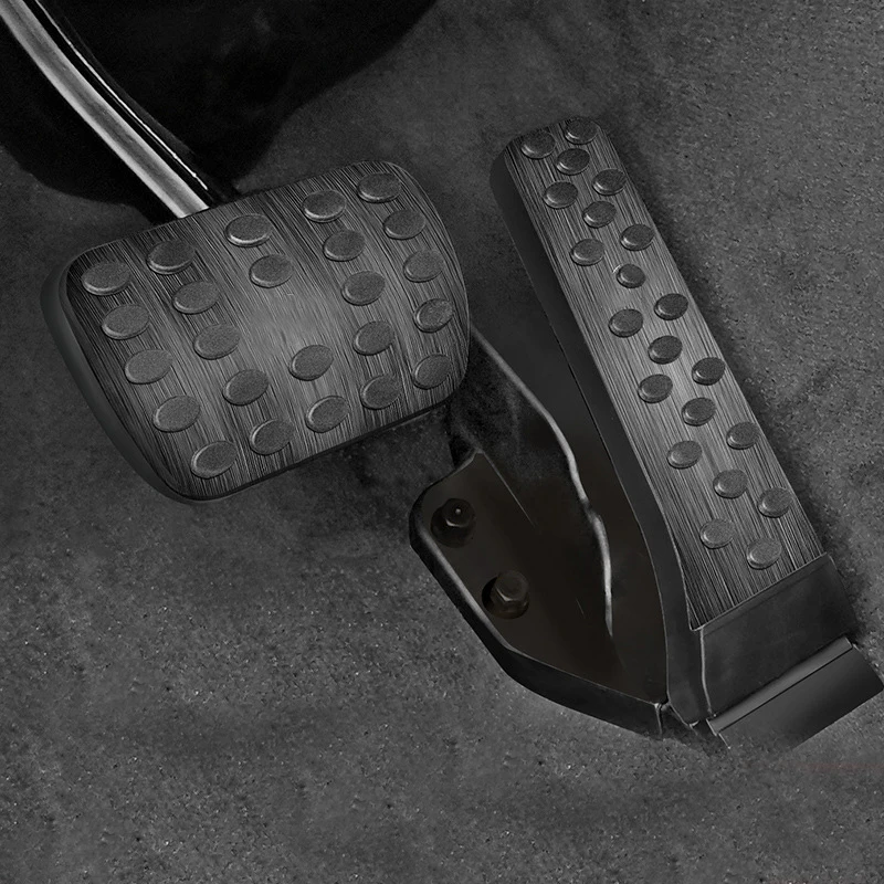 Rehausseur Pédale Frein Accélérateur Housses Pédales Frein Accélérateur Mercedes GLE GLS - Acier Inoxydable Antidérapant - W166 X166 Pédales Antidérapantes Voiture