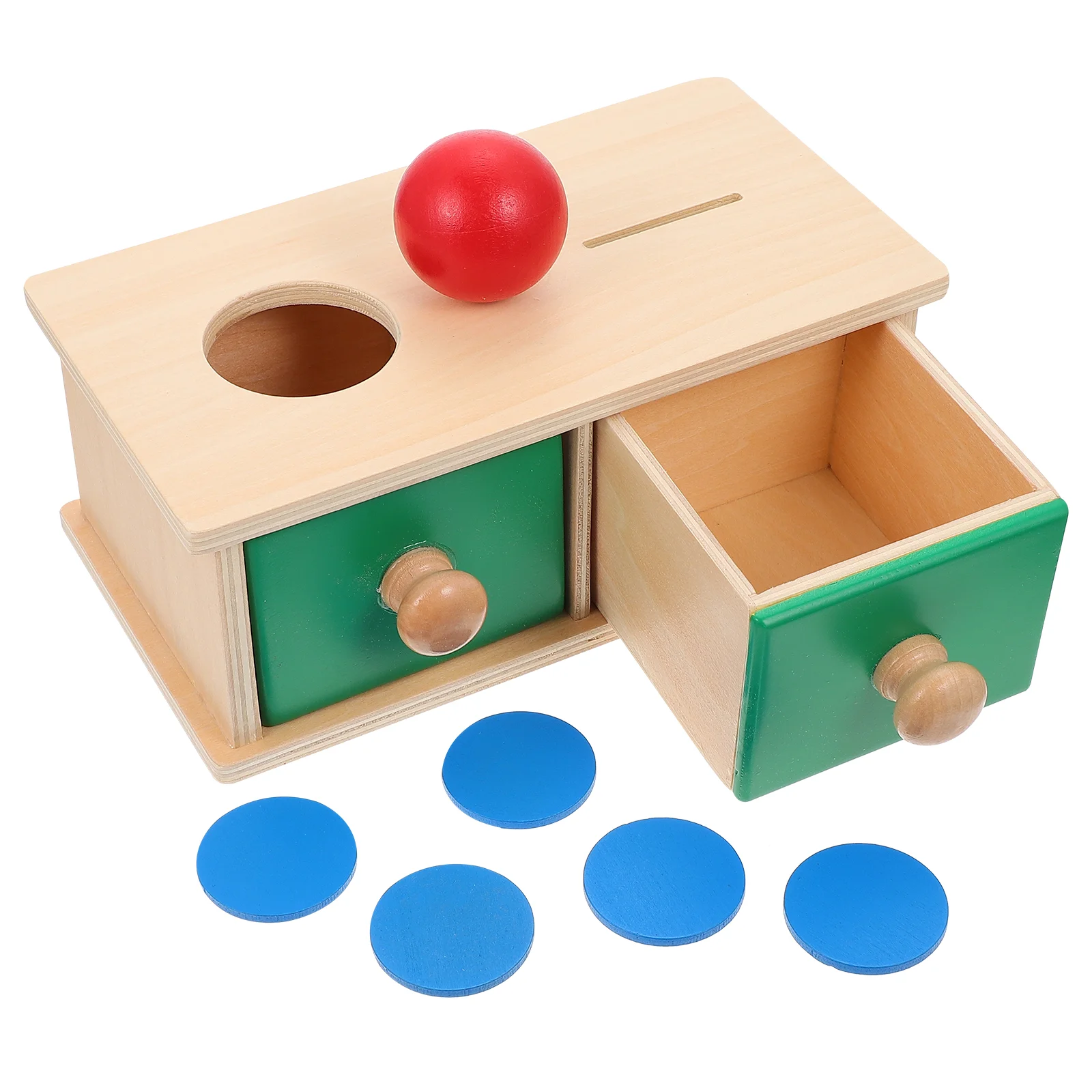 

Drawer Target Box Cognitive Toy Intelligence Interactive Wooden Toys Eye Hand Coordination Plaything Kids Children’s