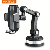 VIELLFON-Support de téléphone pour voiture, rotation à 360 degrés, pour pare-brise, iPhone Samsung Xiaomi, conduite mains libres 1