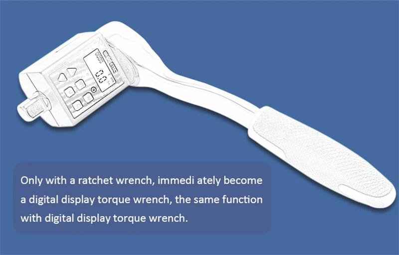 Digital Torque Meter Adjustable Professional Electronic Wrench