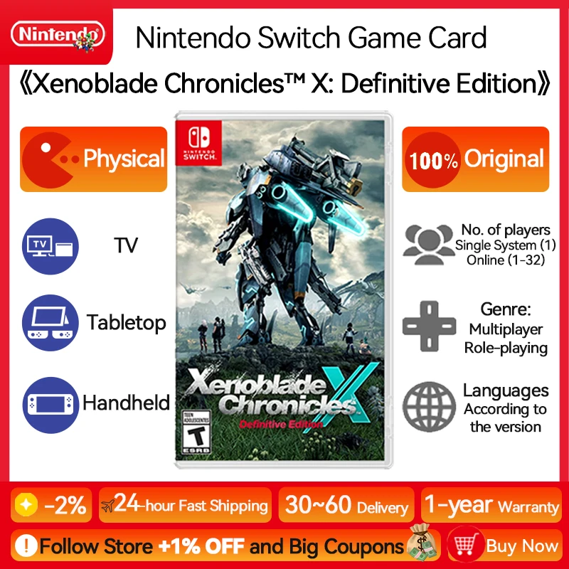 Xenoblade Chronicles X: Definitive Edition Nintendo Switch
