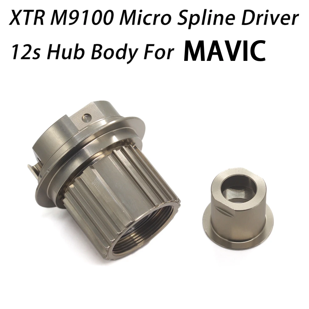 

Micro Spline 12s Hub Body M9100 12 Speed Cassette Driver ITS4 for Crossmax MAVIC/Deemax HUB with 142 converte