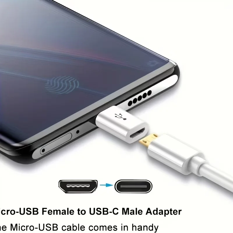 5개입 USB to USB C 어댑터 - USB C to USB 2.0 OTG - 마이크로 USB to USB C - USB C to 3.5mm 오디오 어댑터 - 갤럭시, S 호환
