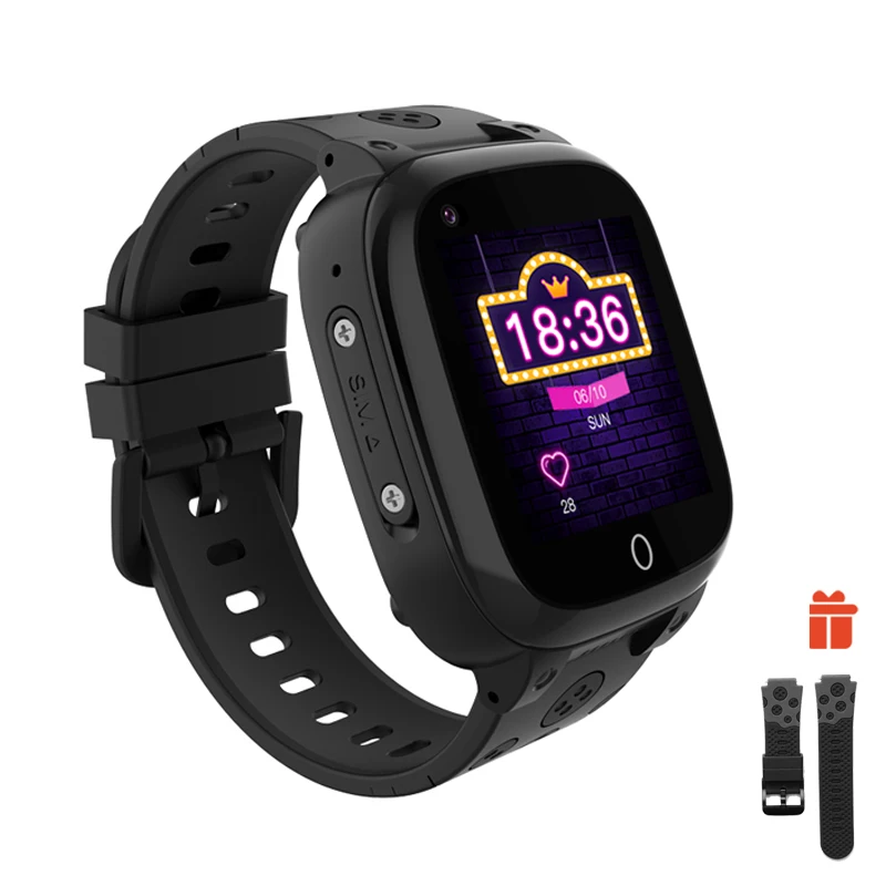 Smart Watch Kids 4G gps WIFI Tracking Video Call Waterproof Thermometer SmartWatch Tracker Boy Girl Student Phone Clock LT25 
