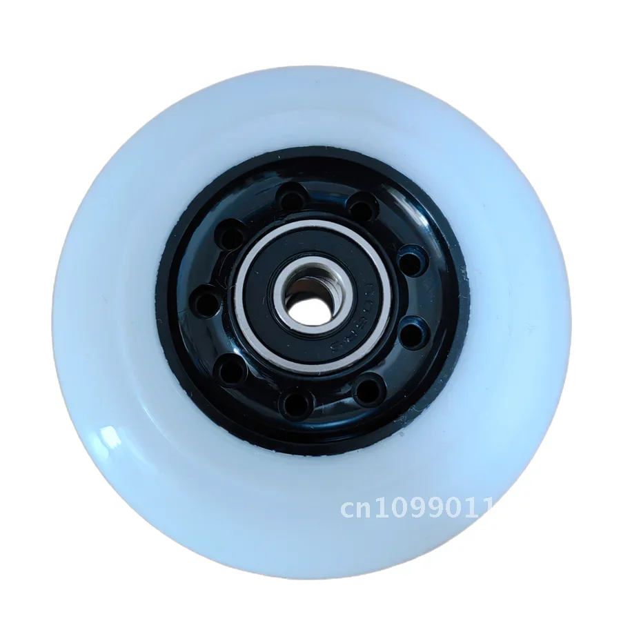 Inline skate wheel 72mm wheel black white 80mm skate 80A PU 85A 76mm