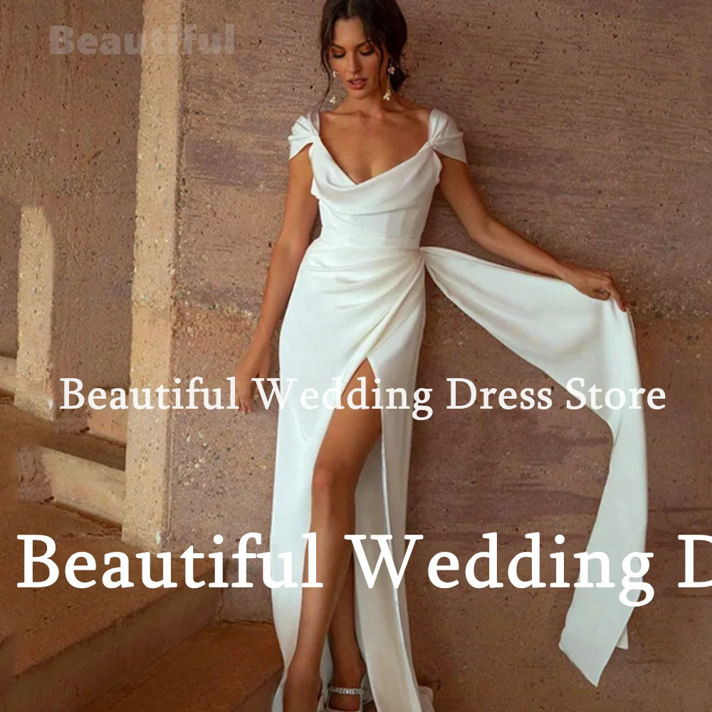 Рисунок 4 - Простое белое свадебное платье без рукавов