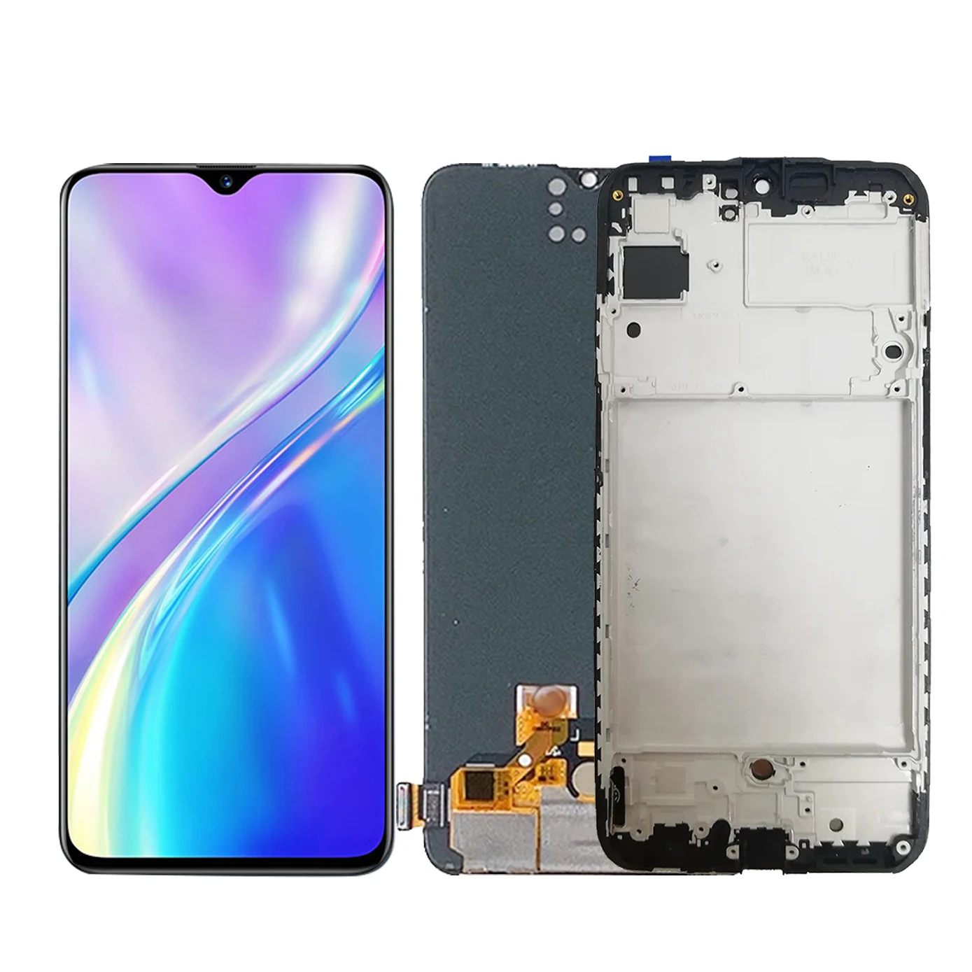 Assembly AMOLED LCD Display Screen For Realme X2 LCD Touch RMX1992 RMX1993 RMX1991 For OPPO Realme XT RMX1921 Display Digitizer