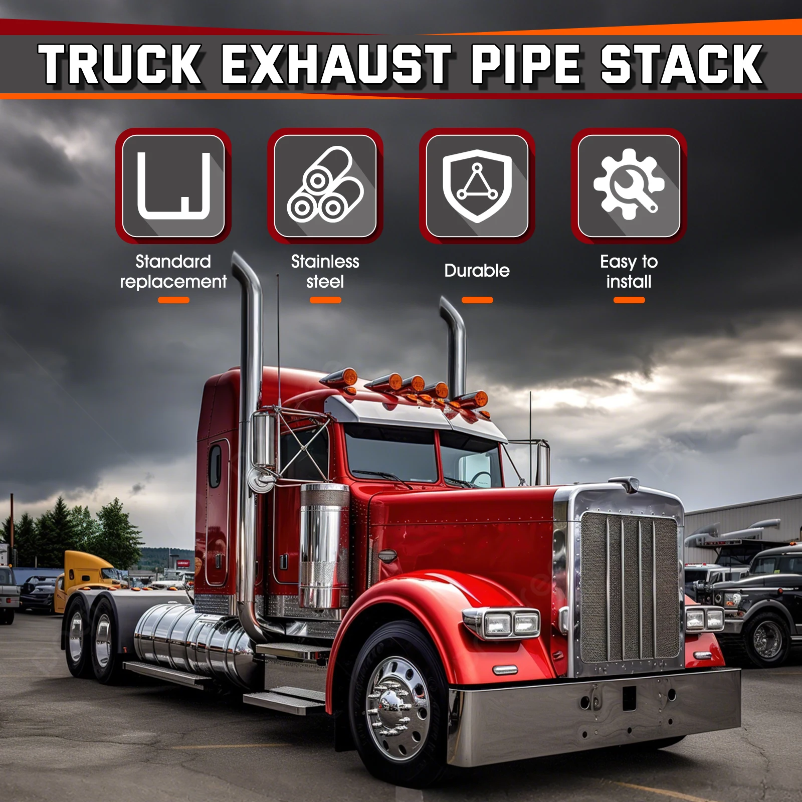 8 Inch Exhaust Stacks