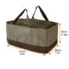 Firewood Log Carrier Large Firewood Storage Bags Wax Carrier Tote Durable Fire Wood Holder Organizer Bag Fireplace Accessories 2
