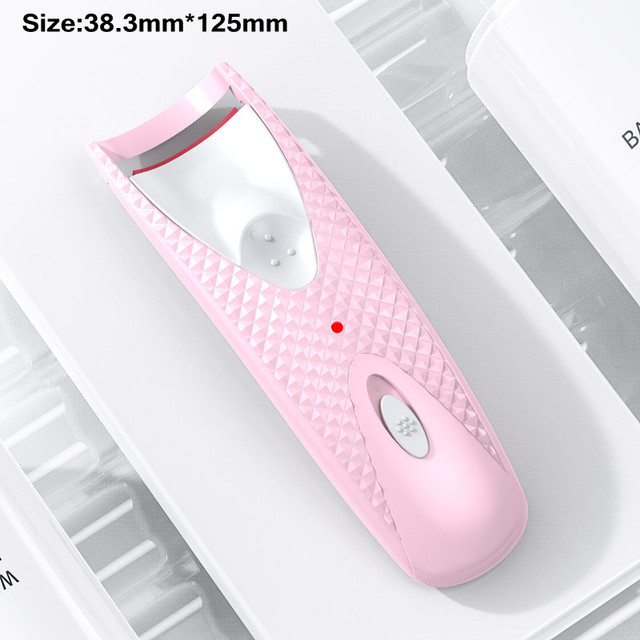 Portable Pen Style Electric Heated Eyelash Curler Makeup Eye Lashes Long Lasting EyeLash Curler Heat For Women Cosmetics