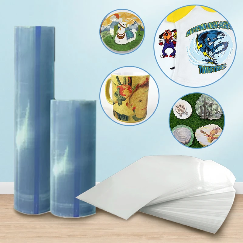 

BHUNITY 0.3*100m Supplier Crystal Label Printing UV Ab Dtf Film Pet a and B Transfer Film Rolls for UV Dtf Printer