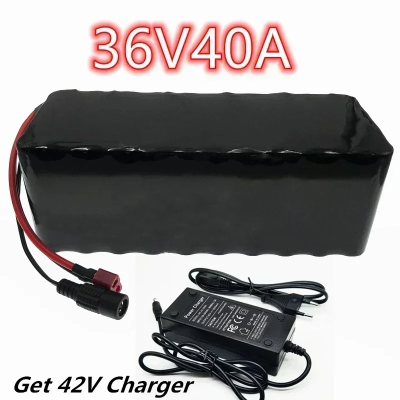 

36V 40Ah Battery Built-in 30A BMS Lithium Battery Pack 36 Volt 2A Charging Battery + Charger