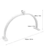Half Moon Light for Nail Desk Foldable 3 Color Temperatures 10 Brightness Adjustable Beauty Lamp Phone Holder for Beauty Salon 6
