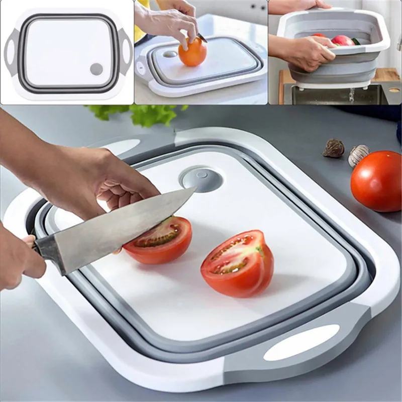 Household Folding Wash Basin Portable Sink Foot Bucket Washbasin Plastic Foldable Basin Travel Outdoor Camp Home Kitchen Basins