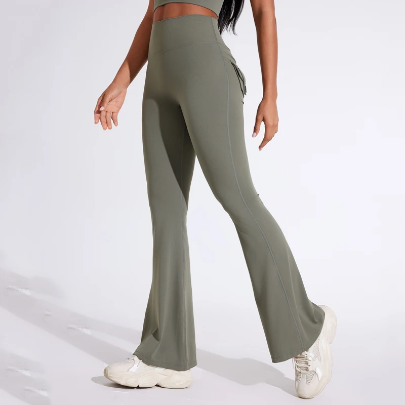 DIAS FIT JOY المرأة جيب جرس قيعان اليوغا عالية الخ...