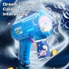One Pack Of Children's 10  Launcher Handheld Portable Electric Automatic Bubble Gun LED Light For Boys And Girls 6