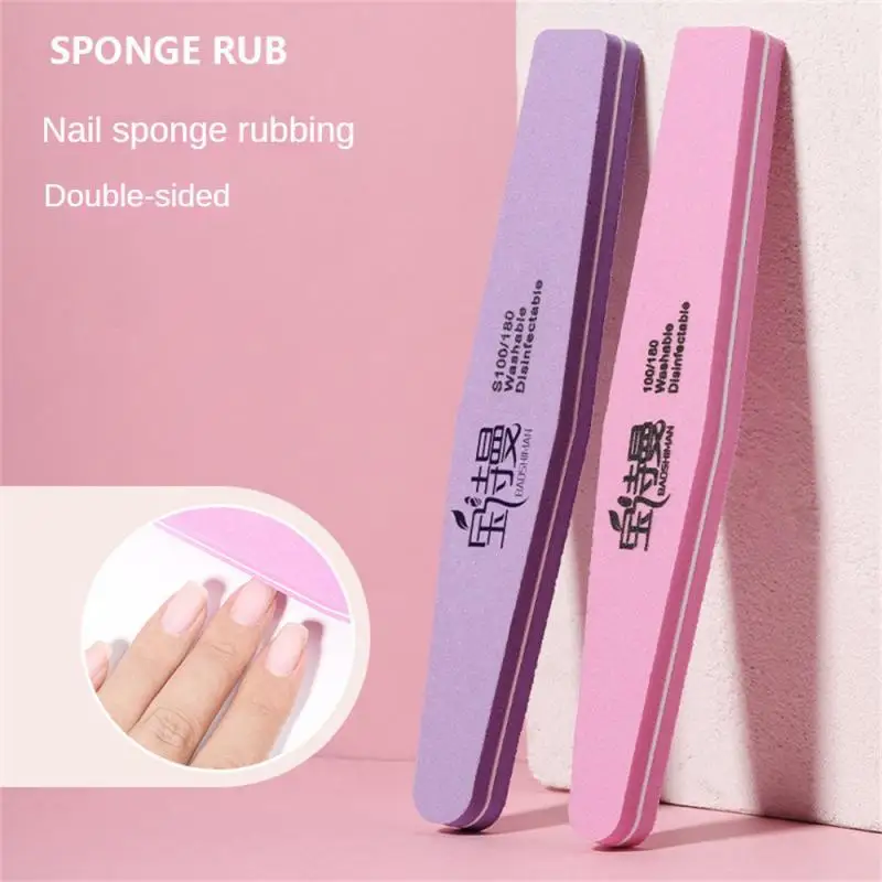 

Sand Nail Filing Strip Comfortable Feel Sponge Sanding Strip Nail Art Polishing Strip Does Not Harm The Skin 2.9 * 17.8cm