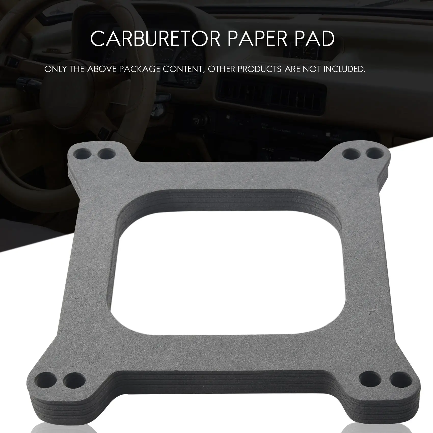 Holley Edelbrock Carter Carb Gaskets (10) Carburetor Open 4 bbl.SBC BBC 350