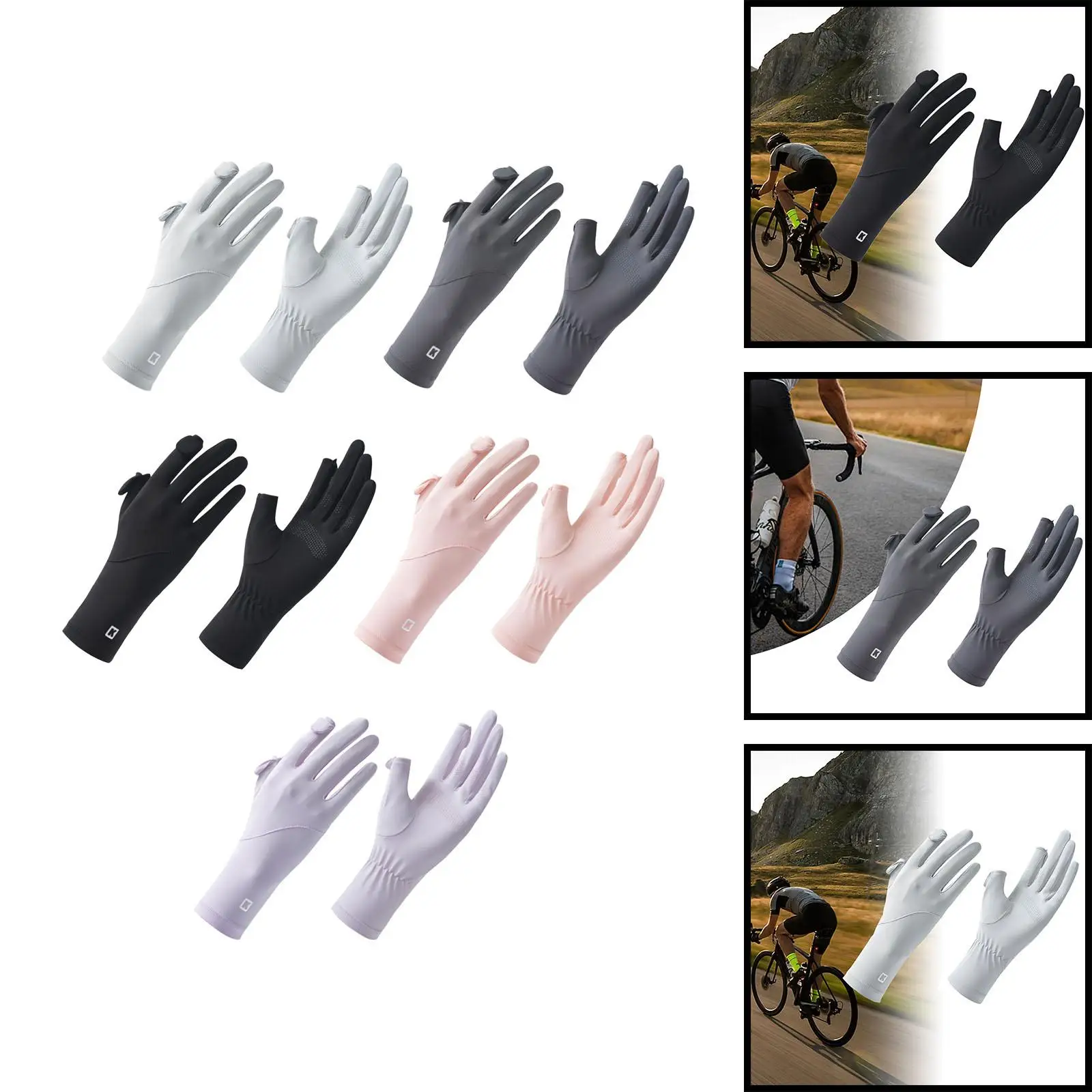 Sun Protection Gloves for Women Summer Sunblock Gloves for Golf Beach Riding