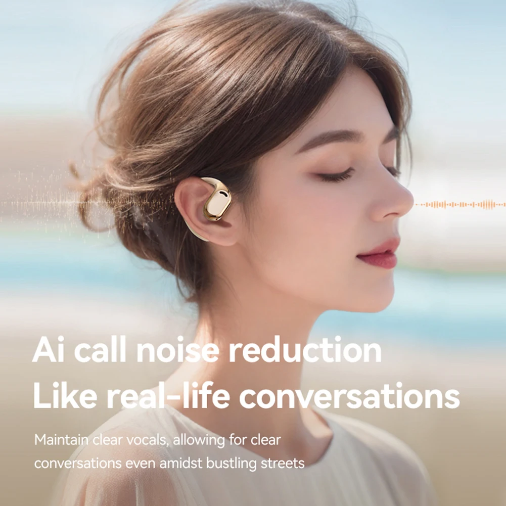 Smart AI Language Translation Earbuds BT 5.4 Real-time Two-Way Noise Cancelling For Business Sport