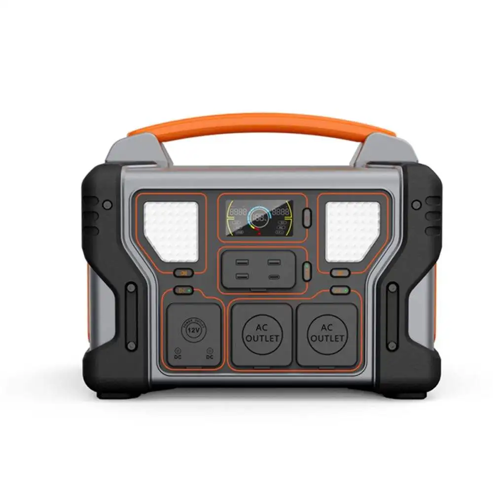 

300 Вт, совместное использование портативного семейного генератора солнечной энергии для ноутбука, уличный Электрический автомобильный вентилятор