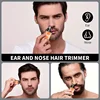 Ear and Nose Hair Trimmer, Painless Facial Eyebrow Hair Shaver, Portable Digital Display Nose Clipper, Rechargeable Hair Trimmer 2