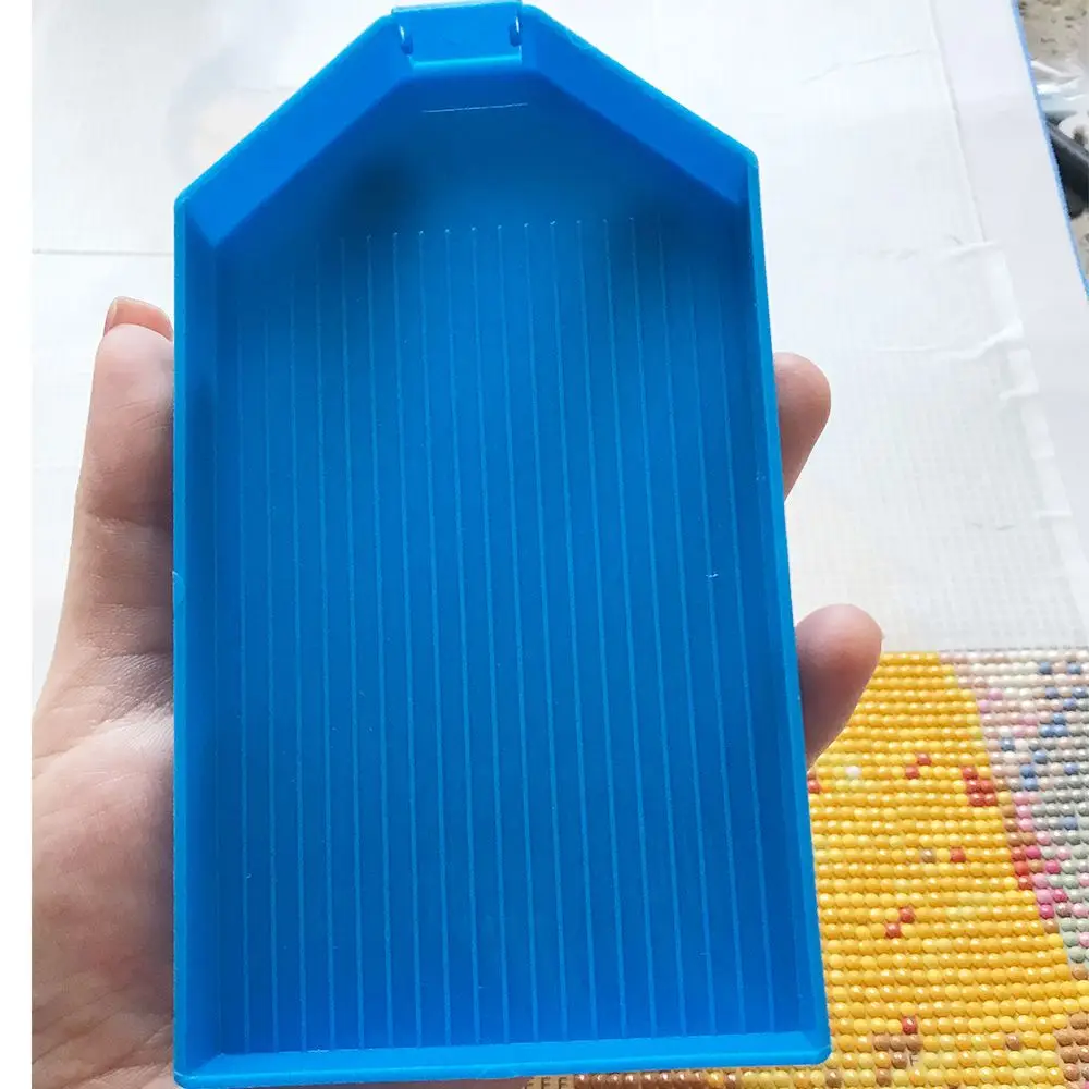 5D DIY Diamond Painting Diamond Embroidery Accessories Large Capacity Big Drill Plate Plastic Tray - 2
