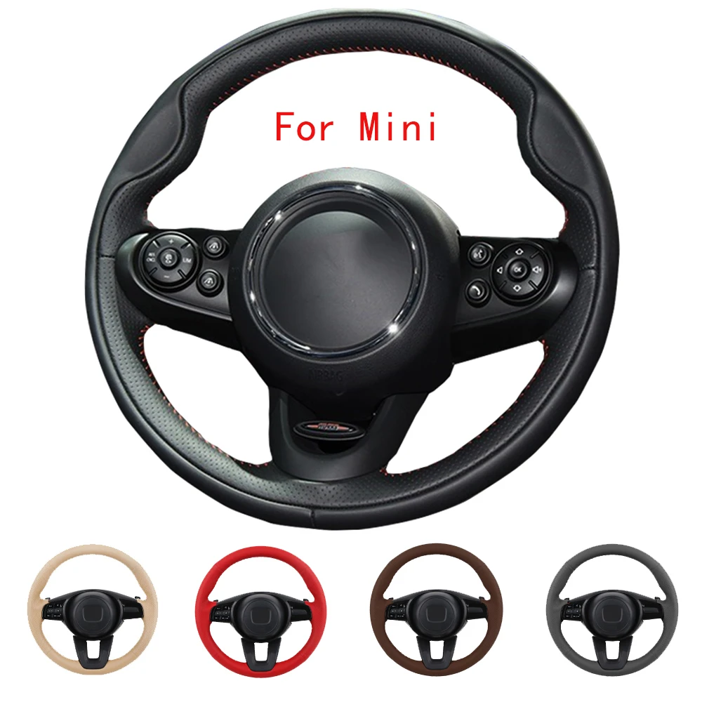 

Специальный оригинальный чехол «сделай сам» для Mini (хэтчбек/мини) JCW Clubman JCW оплетка рулевого колеса из искусственной кожи