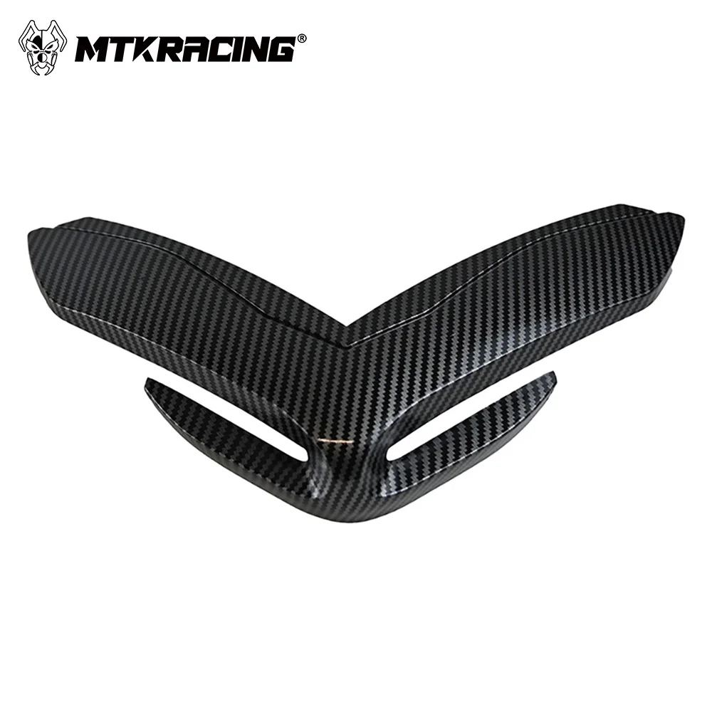 Motorcycle Fairing MTKRACING Deflector for KAWASAKI Z900-Front Fairing Aerodynamic Winglets Front Beak Nose Cone Extension Cover Extender motorcycle winglet motorcycle upper deflector