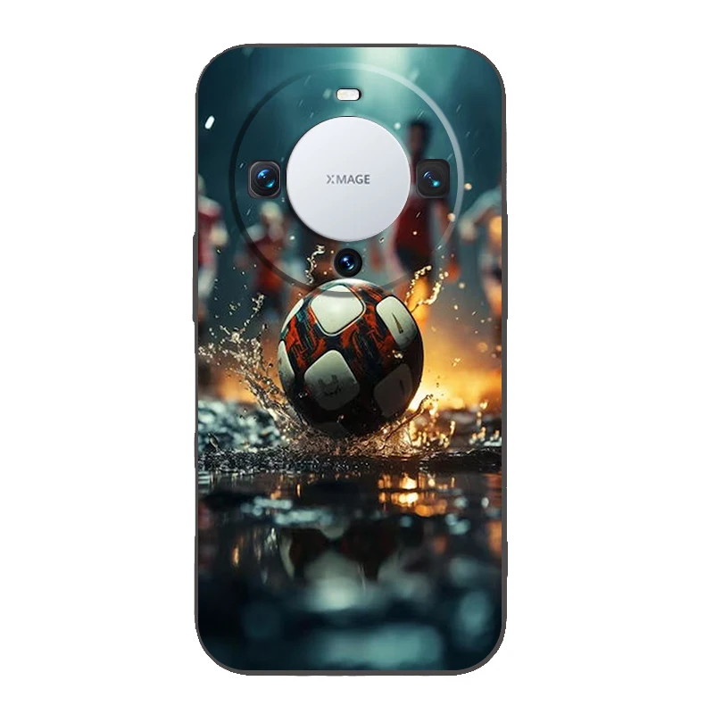 Enhanced Soccer-Themed Silicone Phone Case Cover