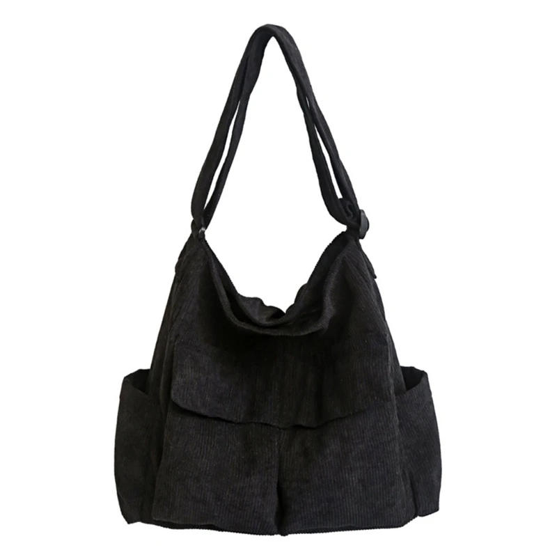 

Stylish and Convenient Shoulder Bag Large Capacity Corduroy Crossbody Bags Perfect for Daily Travel