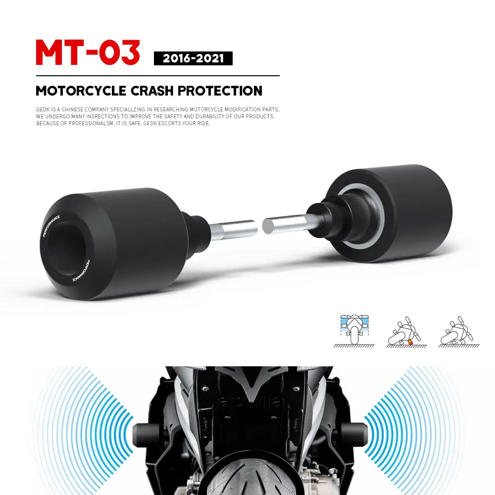 

Фоторамка ползунок защита от ударов для YAMAHA MT03 MT 03 2916-2021 мотоцикл падение защита от ударов аксессуары