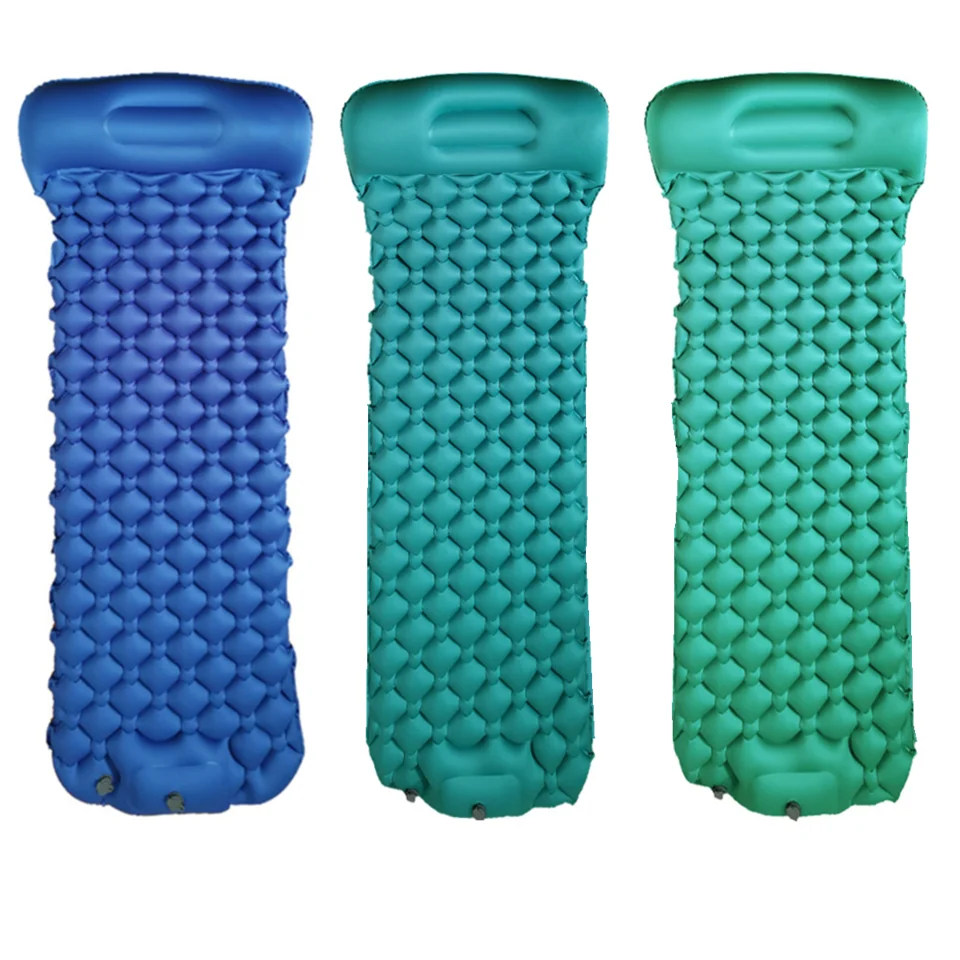 Self Inflating Mattress Camping Foot Type Outdoor Sleeping Air Bed With