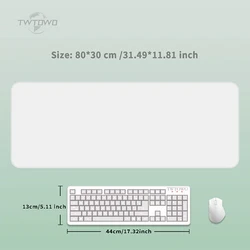 Personalized XXL Gaming Desk Mat - Custom Print Office & Mouse Pad (600x350mm) (80x30x0.2 cm)