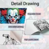 Unique Cartoon Character Designs, Vibrant Makeup Illustrations, Creative Art Therapy for Stress Relief - Engaging Drawing Book 5