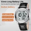 Hearkent Talking Watches for Blind Elderly Men's Clock Talking Time with Atomic Alarm Radio Wrist Watches Spanish/German/English 5